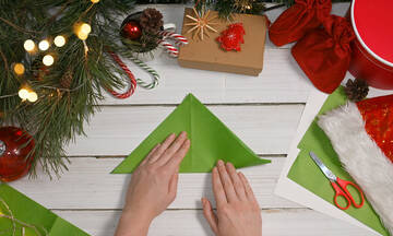 Κατασκευές origami για να φτιάξετε ανήμερα των Χριστουγέννων (vid)