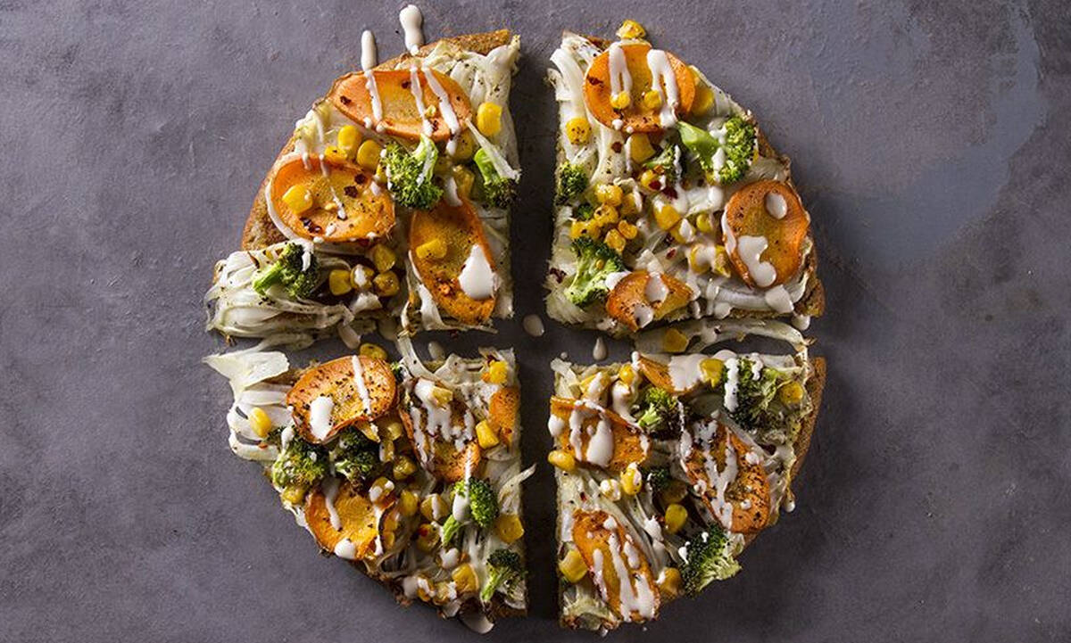 Σπιτική πίτσα κινόα με φινόκιο και καρότο - Διαφορετική και νόστιμη στη γεύση
