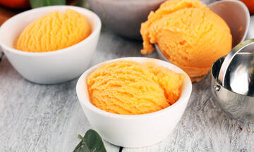 Σπιτικό παγωτό πορτοκάλι στο μπλέντερ - Εύκολη και πεντανόστιμη συνταγή 