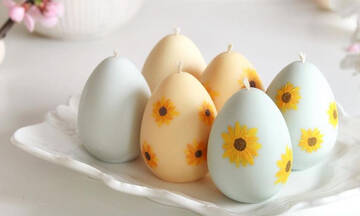 Πασχαλινές κατασκευές: Φτιάξτε κεράκια σε σχήμα αυγού (vid)