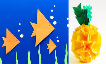 Καλοκαιρινές κατασκευές origami για μικρά και μεγάλα παιδιά (vids)